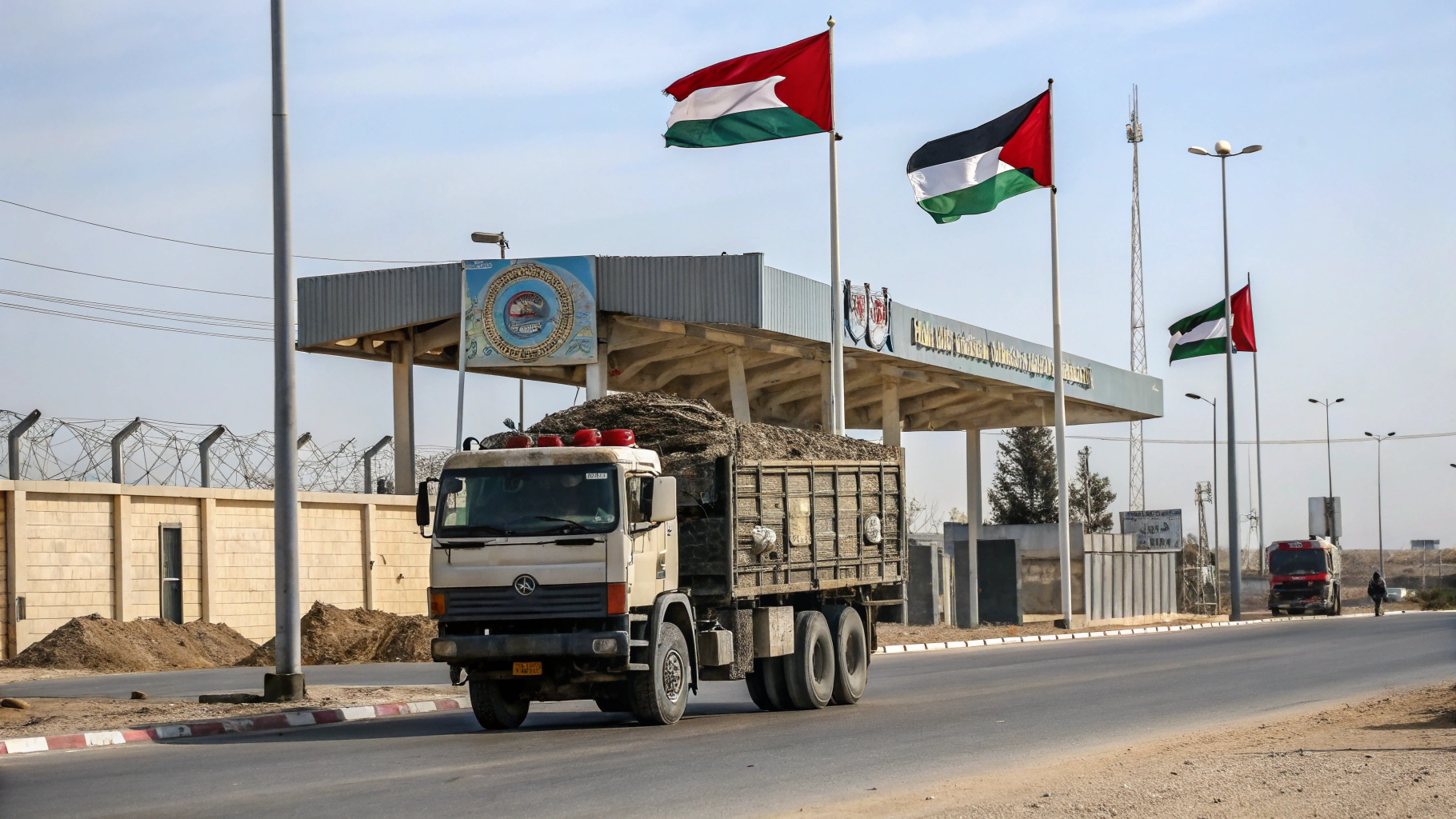 Synchronized private vehicle handover at Sadakhlo border gate